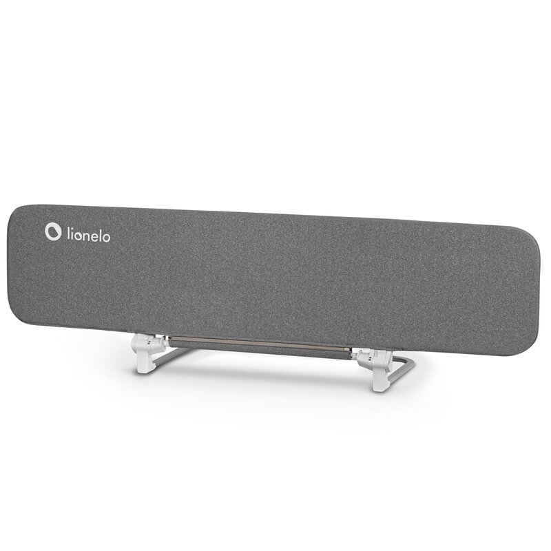 Bariera de protectie pentru pat, Lionelo, Lora XL, Pliabila, Sistem de blocare StandSafe, Geanta de transport inclusa, 150x46 cm, Conform cu BS 7972:2001+A1:2009, Gri Bariera de protectie pentru pat, Lionelo, Lora XL, Pliabila, Sistem de blocare StandSafe, Geanta de transport inclusa, 150x46 cm, Conform cu BS 7972:2001+A1:2009, Gri