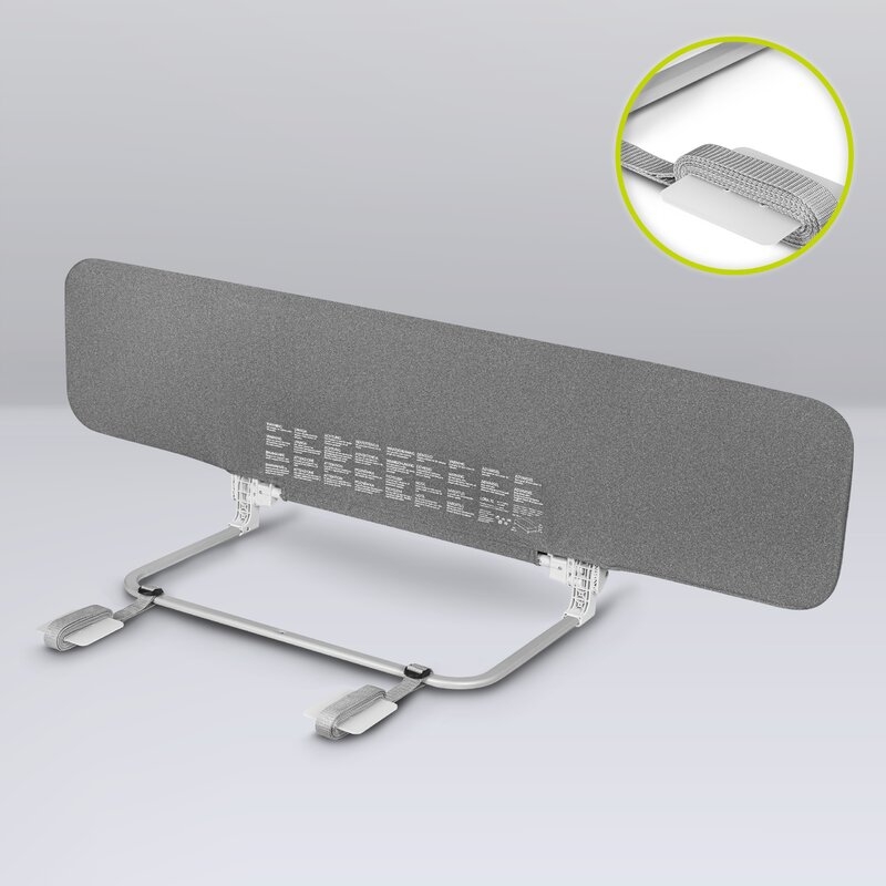 Bariera de protectie pentru pat, Lionelo, Lora XL, Pliabila, Sistem de blocare StandSafe, Geanta de transport inclusa, 150x46 cm, Conform cu BS 7972:2001+A1:2009, Gri Bariera de protectie pentru pat, Lionelo, Lora XL, Pliabila, Sistem de blocare StandSafe, Geanta de transport inclusa, 150x46 cm, Conform cu BS 7972:2001+A1:2009, Gri