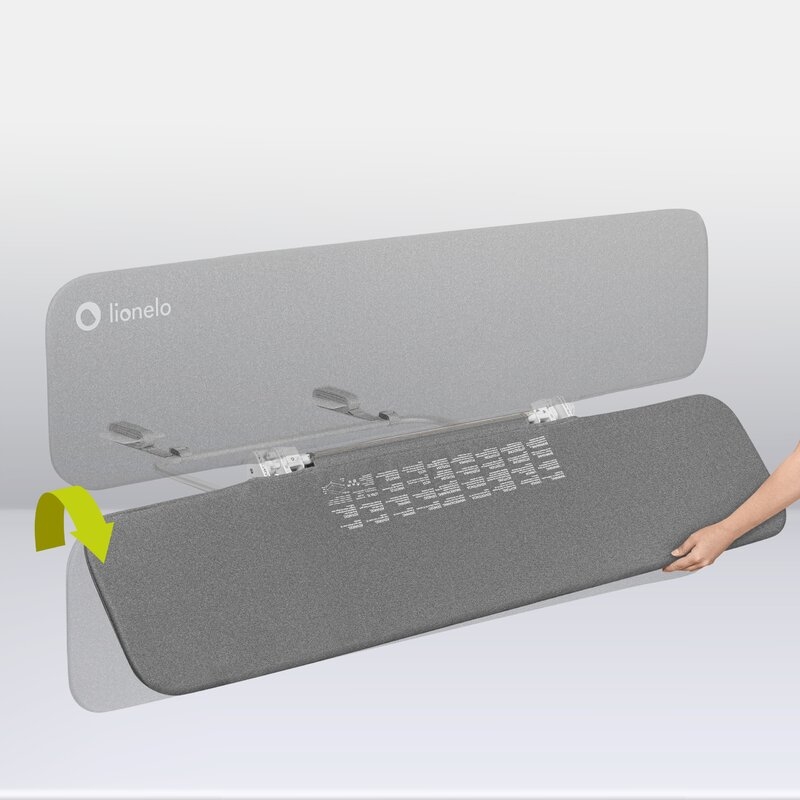 Bariera de protectie pentru pat, Lionelo, Lora XL, Pliabila, Sistem de blocare StandSafe, Geanta de transport inclusa, 150x46 cm, Conform cu BS 7972:2001+A1:2009, Gri Bariera de protectie pentru pat, Lionelo, Lora XL, Pliabila, Sistem de blocare StandSafe, Geanta de transport inclusa, 150x46 cm, Conform cu BS 7972:2001+A1:2009, Gri