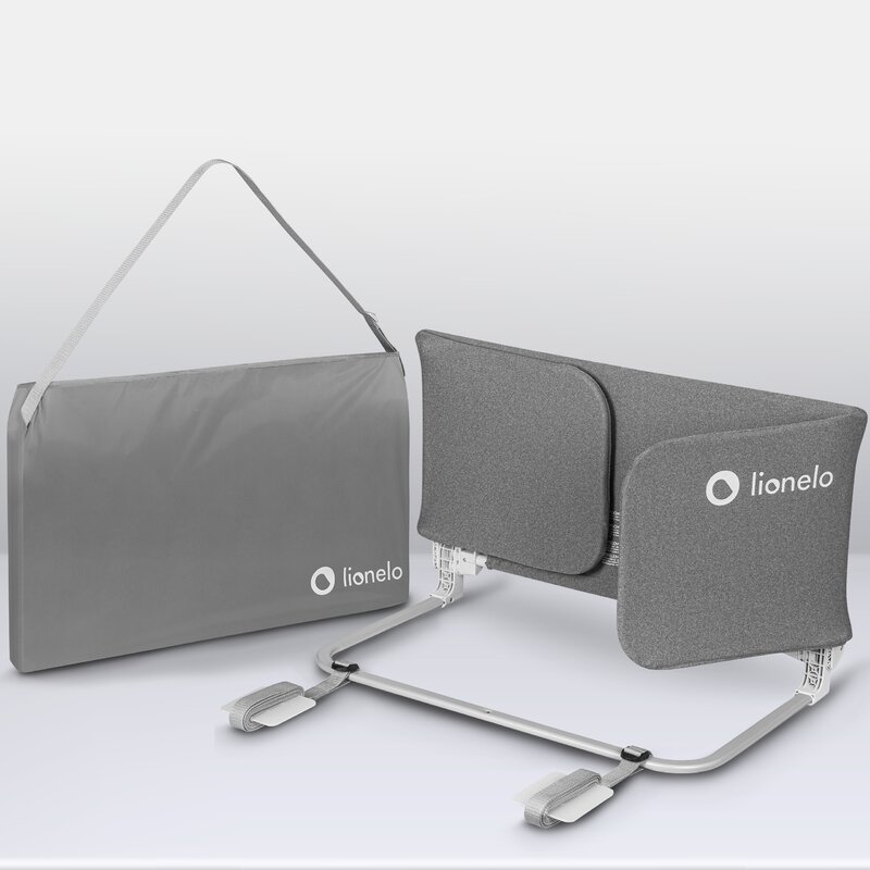 Bariera de protectie pentru pat, Lionelo, Lora XL, Pliabila, Sistem de blocare StandSafe, Geanta de transport inclusa, 150x46 cm, Conform cu BS 7972:2001+A1:2009, Gri Bariera de protectie pentru pat, Lionelo, Lora XL, Pliabila, Sistem de blocare StandSafe, Geanta de transport inclusa, 150x46 cm, Conform cu BS 7972:2001+A1:2009, Gri