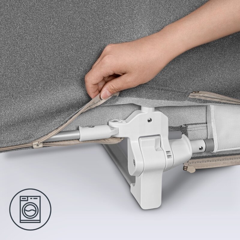 Bariera de protectie pentru pat, Lionelo, Lora XL, Pliabila, Sistem de blocare StandSafe, Geanta de transport inclusa, 150x46 cm, Conform cu BS 7972:2001+A1:2009, Gri Bariera de protectie pentru pat, Lionelo, Lora XL, Pliabila, Sistem de blocare StandSafe, Geanta de transport inclusa, 150x46 cm, Conform cu BS 7972:2001+A1:2009, Gri