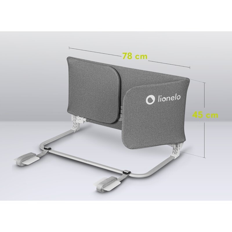 Bariera de protectie pentru pat, Lionelo, Lora XL, Pliabila, Sistem de blocare StandSafe, Geanta de transport inclusa, 150x46 cm, Conform cu BS 7972:2001+A1:2009, Gri Bariera de protectie pentru pat, Lionelo, Lora XL, Pliabila, Sistem de blocare StandSafe, Geanta de transport inclusa, 150x46 cm, Conform cu BS 7972:2001+A1:2009, Gri