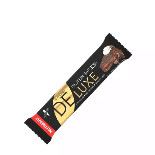 Baton cu aroma de ciocolata Deluxe Protein Bar, 60 g, Nutrend Baton cu aroma de ciocolata Deluxe Protein Bar, 60 g, Nutrend