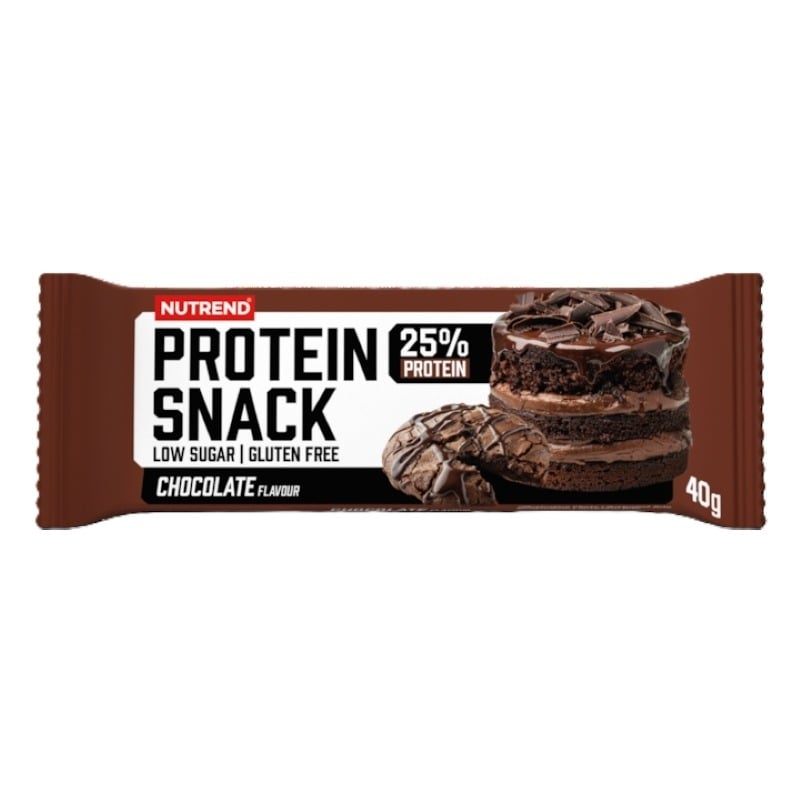 Baton cu aroma de ciocolata Protein Snack, 40 g, Nutrend Baton cu aroma de ciocolata Protein Snack, 40 g, Nutrend