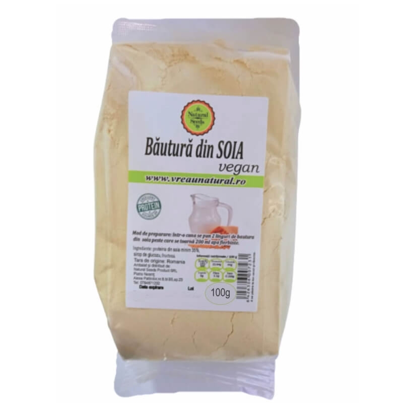 Bautura din soia 250 g, Natural Seeds Bautura din soia 250 g, Natural Seeds