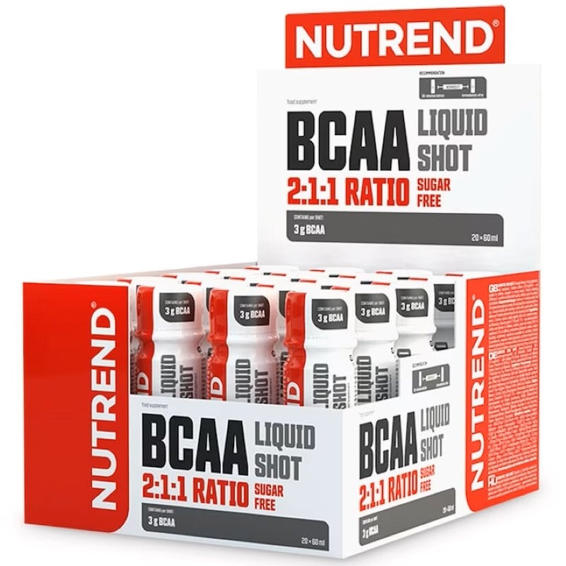 BCAA lichid Mega Shot, 60 ml, 20 shots, Nutrend BCAA lichid Mega Shot, 60 ml, 20 shots, Nutrend