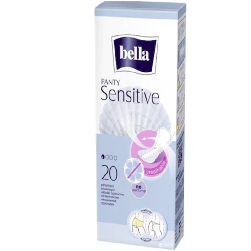 Absorbante zilnice Panty Sensitive, 20 bucati, Bella Absorbante zilnice Panty Sensitive, 20 bucati, Bella