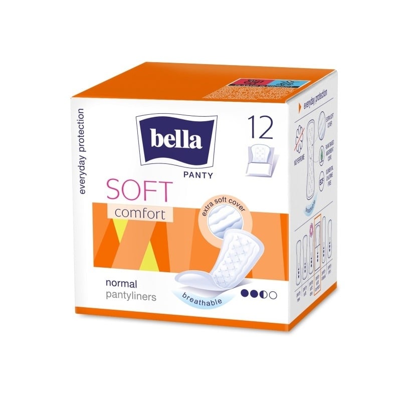 Absorbante igenice zilnice Panty Soft, 12 bucati, Bella Absorbante igenice zilnice Panty Soft, 12 bucati, Bella