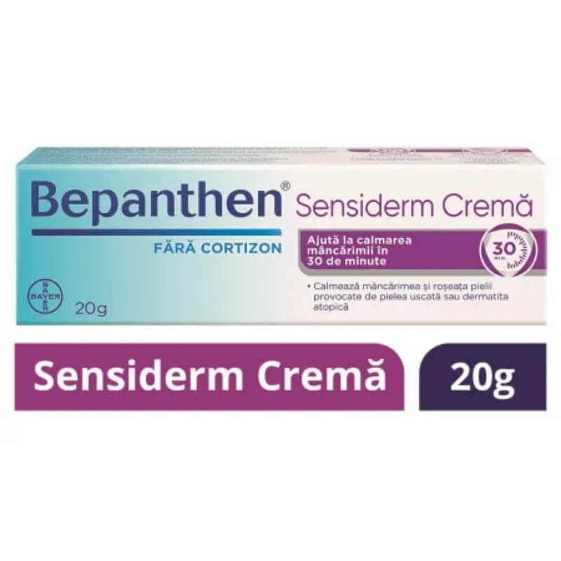 Bepanthen Sensiderm crema, 20 g, Bayer Bepanthen Sensiderm crema, 20 g, Bayer