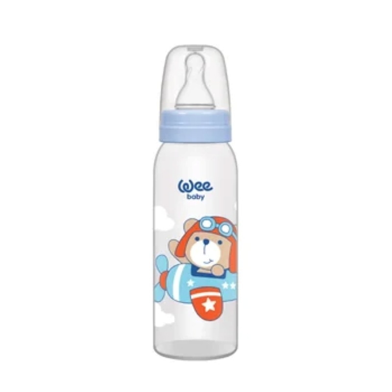 Biberon cu tetina rotunda, 250ml, Wee Baby Biberon cu tetina rotunda, 250ml, Wee Baby