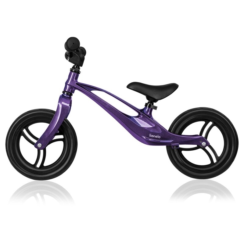 Bicicleta fara pedale, Lionelo, Bart, Usoara, Cu cadru din magneziu, Cu ghidon si sa reglabile, Greutate 3 Kg, 12 inch, Conform cu standardul european de securitate EN71, Purple Amethyst Bicicleta fara pedale, Lionelo, Bart, Usoara, Cu cadru din magneziu, Cu ghidon si sa reglabile, Greutate 3 Kg, 12 inch, Conform cu standardul european de securitate EN71, Purple Amethyst
