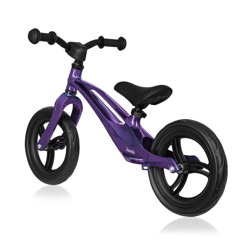 Bicicleta fara pedale, Lionelo, Bart, Usoara, Cu cadru din magneziu, Cu ghidon si sa reglabile, Greutate 3 Kg, 12 inch, Conform cu standardul european de securitate EN71, Purple Amethyst Bicicleta fara pedale, Lionelo, Bart, Usoara, Cu cadru din magneziu, Cu ghidon si sa reglabile, Greutate 3 Kg, 12 inch, Conform cu standardul european de securitate EN71, Purple Amethyst
