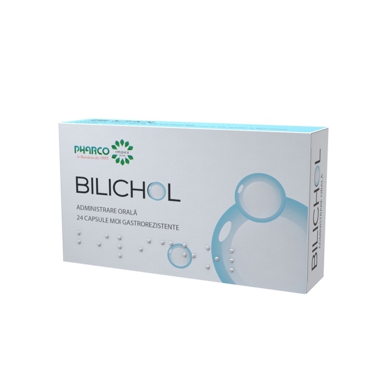 Bilichol, 24 capsule moi gastrorezistente, Pharco Bilichol, 24 capsule moi gastrorezistente, Pharco