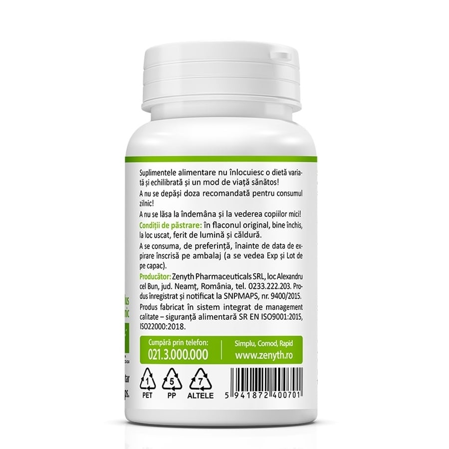 Bio Maca 600 mg, 60 capsule, Zenyth Bio Maca 600 mg, 60 capsule, Zenyth