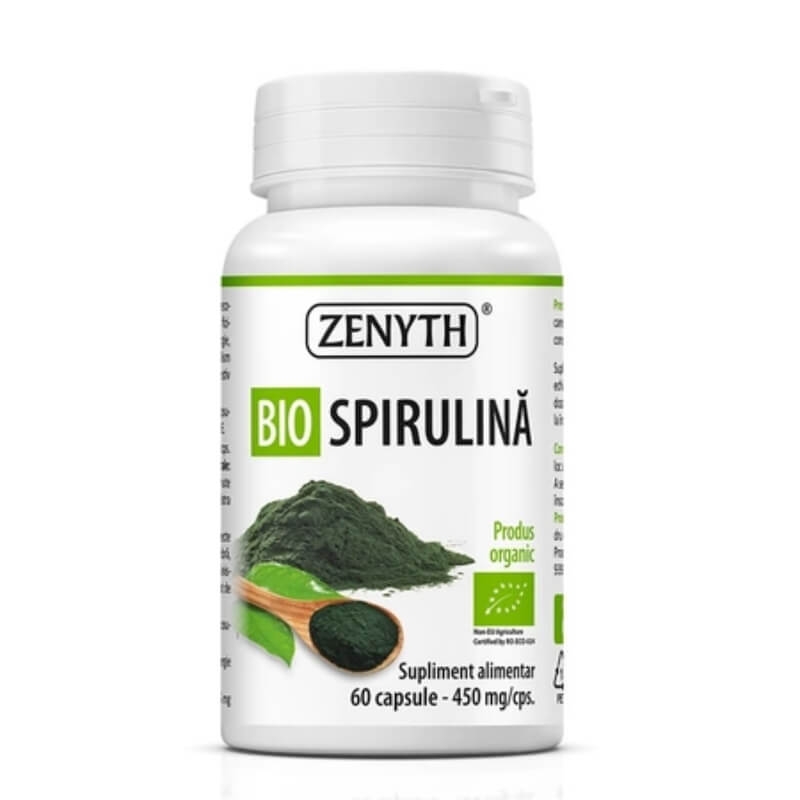 Bio Spirulina, 60 capsule, Zenyth Bio Spirulina, 60 capsule, Zenyth