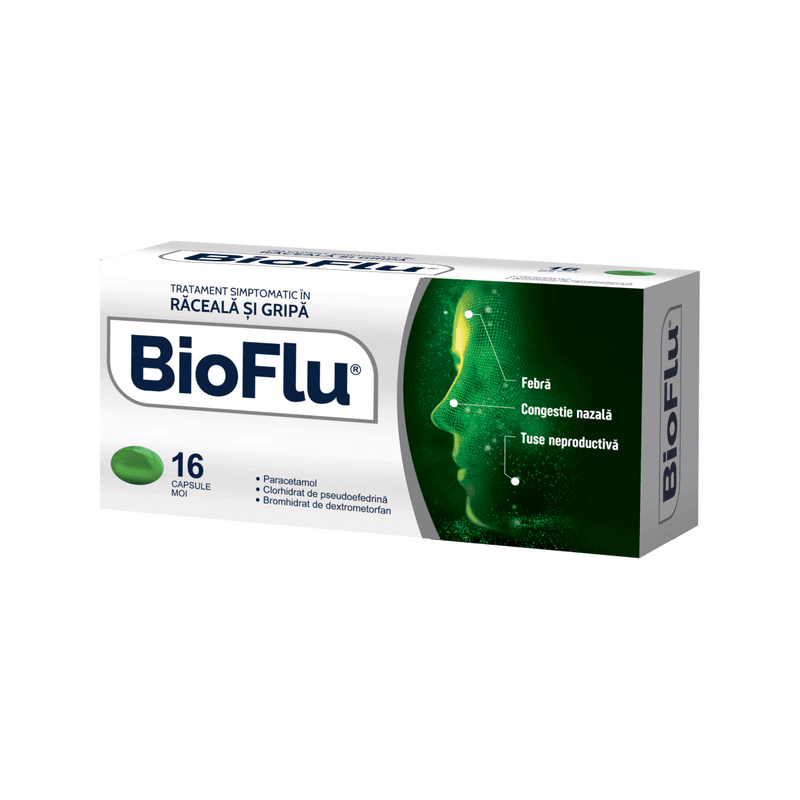 Bioflu, 16 capsule moi, Biofarm Bioflu, 16 capsule moi, Biofarm