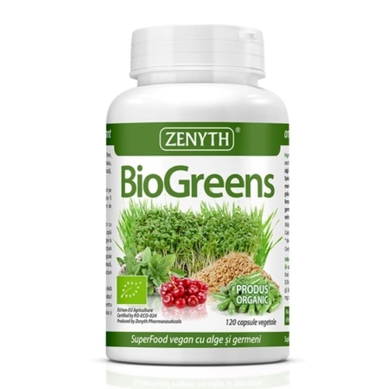 BioGreens Organic, 120 capsule, Zenyth BioGreens Organic, 120 capsule, Zenyth