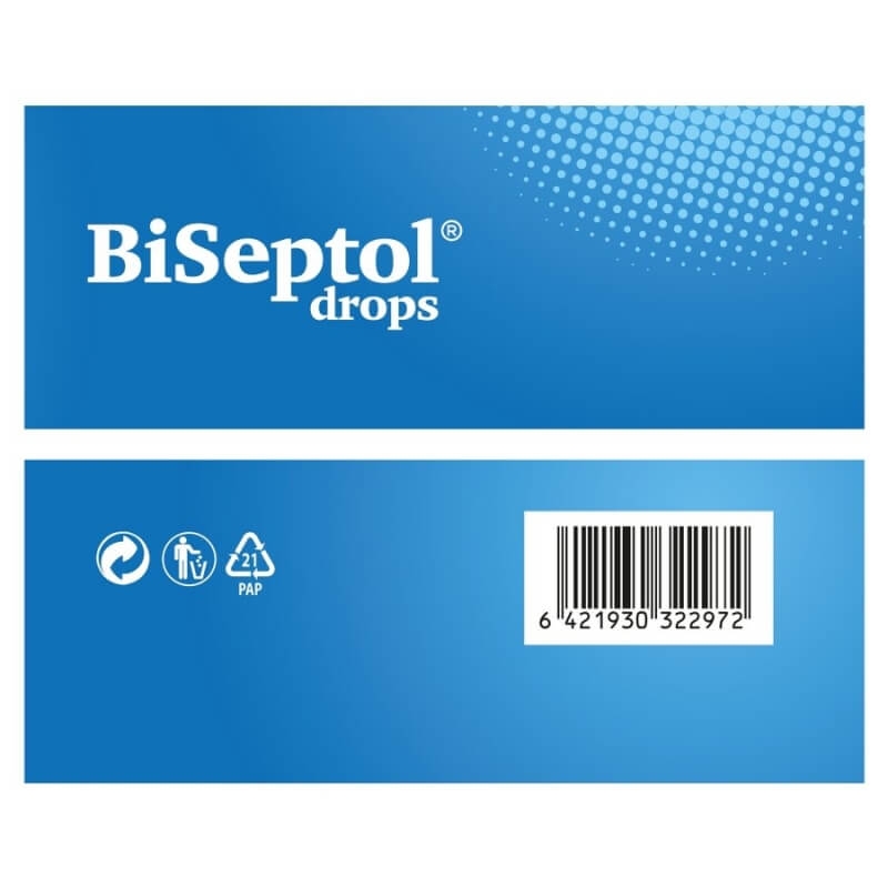 Biseptol dropsuri cu albastru de metilen si echinacea, 20 bucati, Dacia Plant Biseptol dropsuri cu albastru de metilen si echinacea, 20 bucati, Dacia Plant