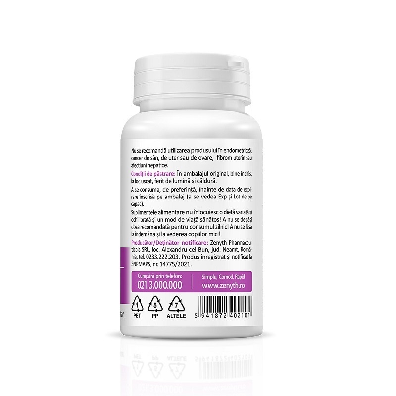 Black Cohosh, 30 capsule, Zenyth Black Cohosh, 30 capsule, Zenyth