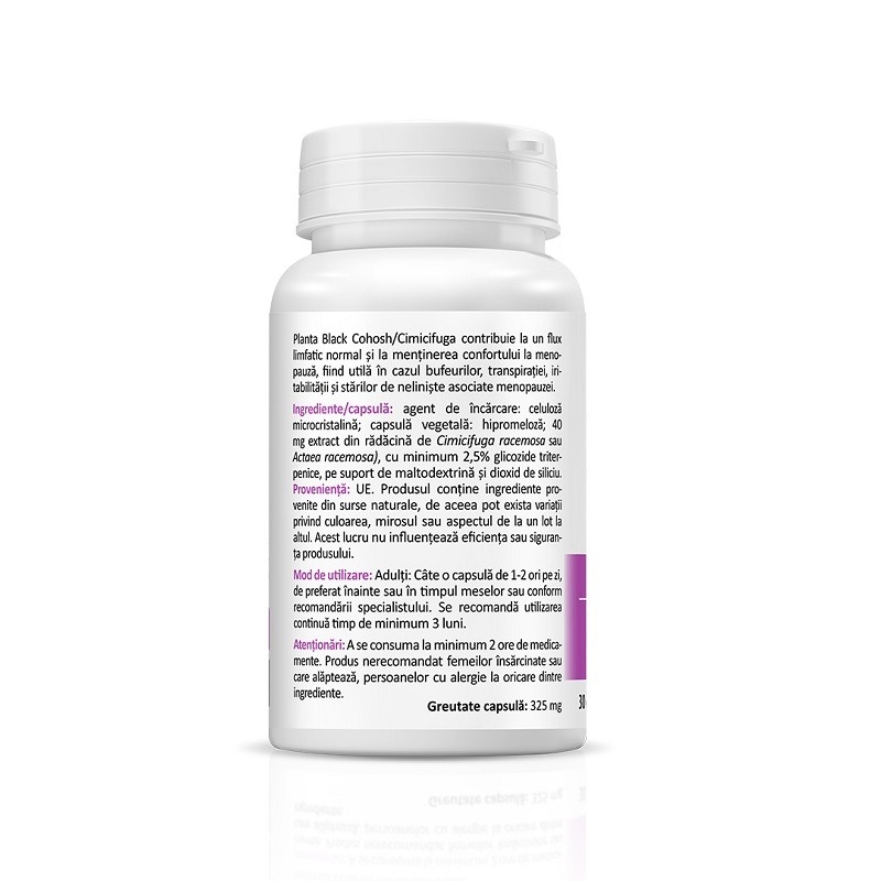 Black Cohosh, 30 capsule, Zenyth Black Cohosh, 30 capsule, Zenyth