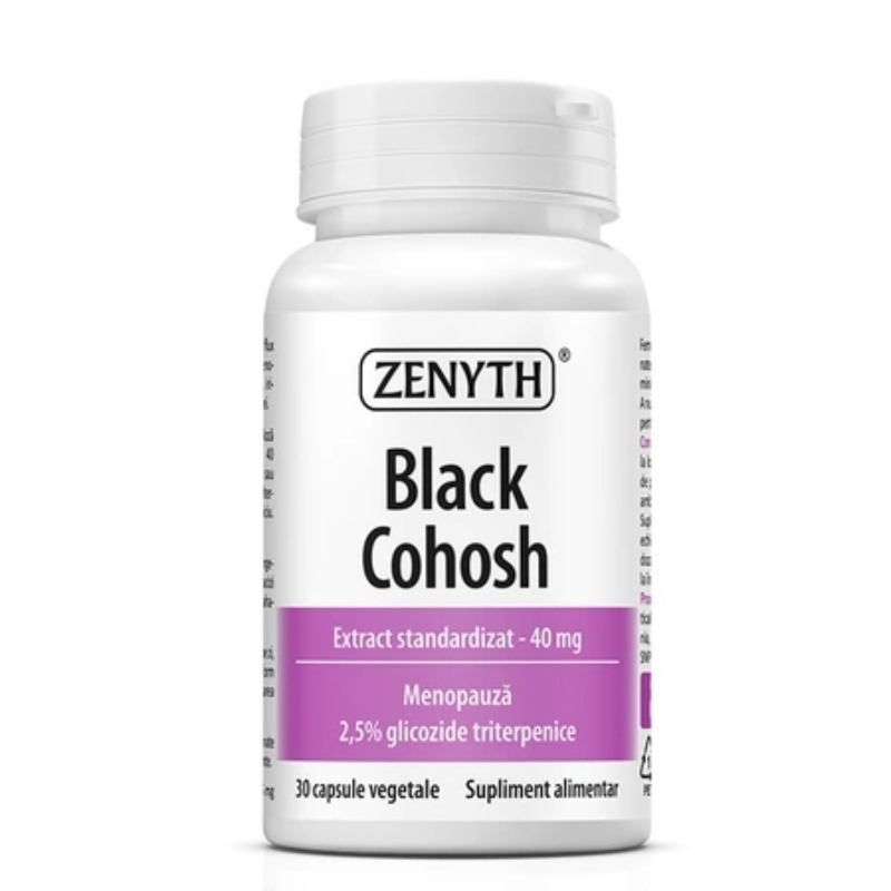 Black Cohosh, 30 capsule, Zenyth Black Cohosh, 30 capsule, Zenyth