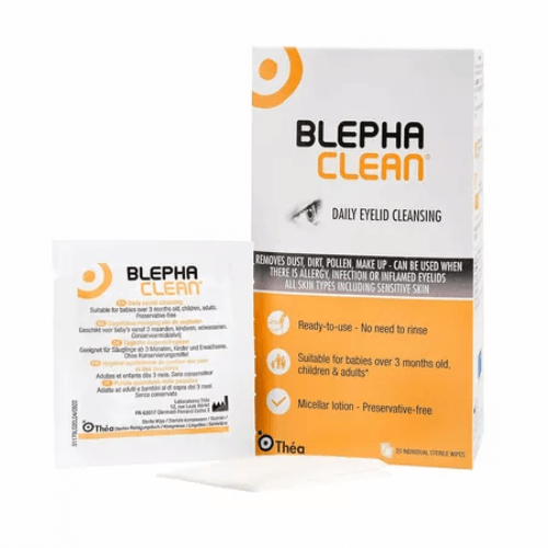 Servetele pentru igiena pleoapelor Blephaclean, 20 bucati, Thea Servetele pentru igiena pleoapelor Blephaclean, 20 bucati, Thea