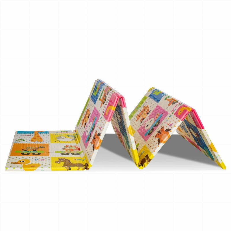 Bocioland - Covoras de joaca Happy Day, Pliabil, Protectie impotriva loviturilor, Dimensiune mare, 200 x 150 cm, Cu Imprimeu pe ambele parti, Potrivit pentru utlizare atat in interior, cat si in exterior Bocioland - Covoras de joaca Happy Day, Pliabil, Protectie impotriva loviturilor, Dimensiune mare, 200 x 150 cm, Cu Imprimeu pe ambele parti, Potrivit pentru utlizare atat in interior, cat si in exterior