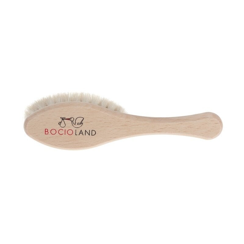 Bocioland - Perie de par, Din par natural de capra, Maro Bocioland - Perie de par, Din par natural de capra, Maro