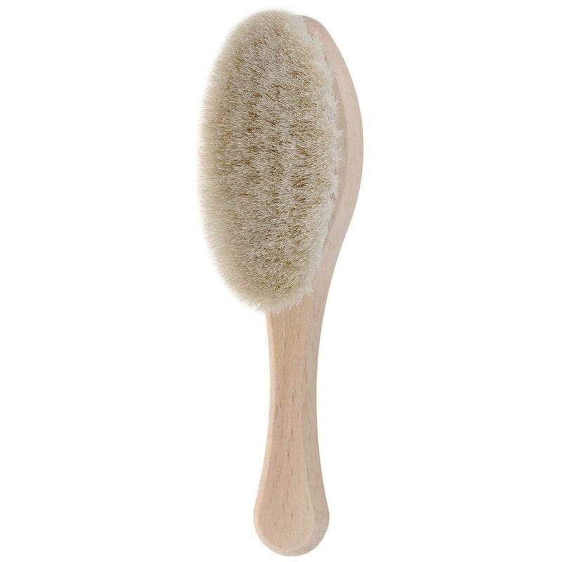 Bocioland - Perie de par, Din par natural de capra, Maro Bocioland - Perie de par, Din par natural de capra, Maro