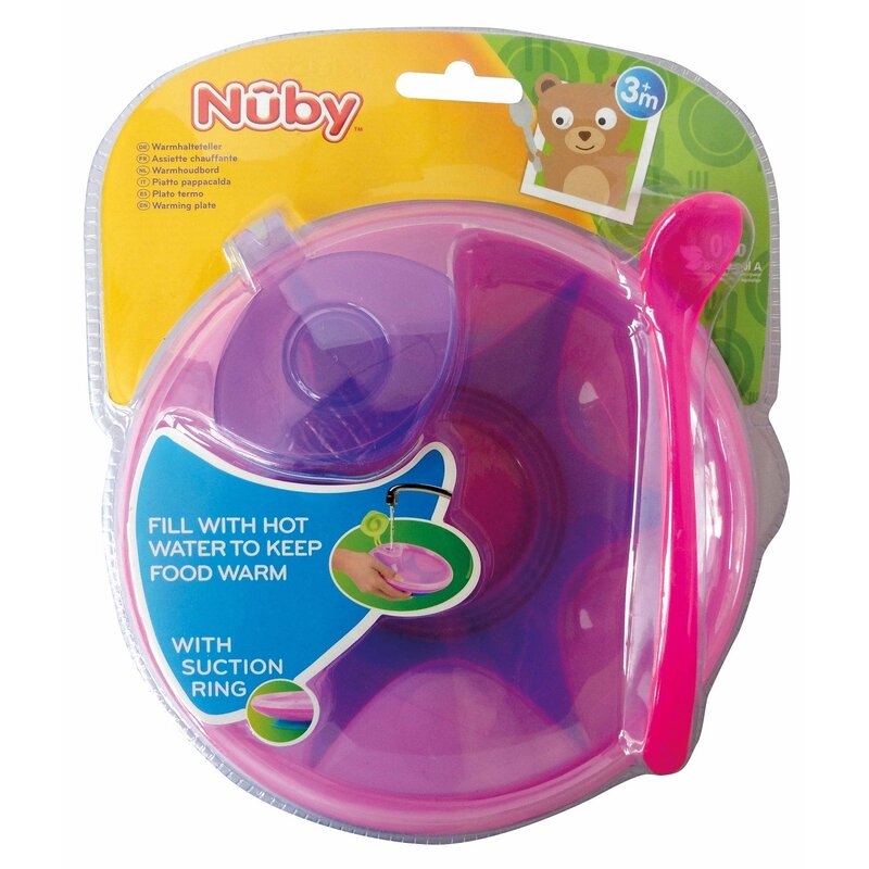 Bol, Nuby, Cu ventuza, rezervor si lingura, Pentru a mentine alimentele calde, Sigur pentru masina de spalat vase si microunde, 400 ml, 3 luni+, Pink Bol, Nuby, Cu ventuza, rezervor si lingura, Pentru a mentine alimentele calde, Sigur pentru masina de spalat vase si microunde, 400 ml, 3 luni+, Pink