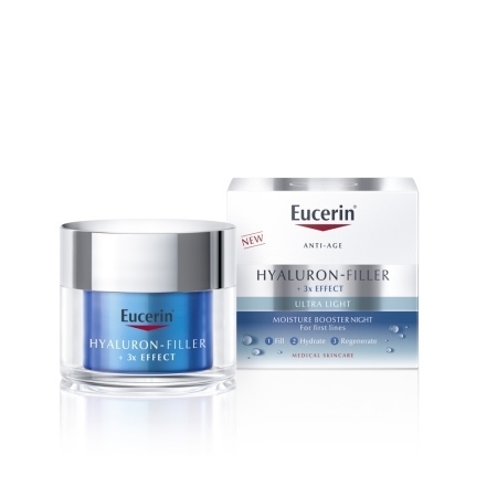 Booster de hidratare pentru noapte Hyaluron Filler, 50 ml, Eucerin