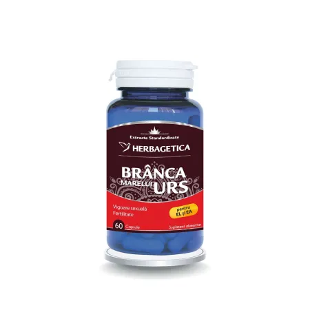 Branca Marelui Urs, 60 capsule, Herbagetica Branca Marelui Urs, 60 capsule, Herbagetica