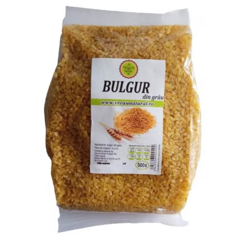 Bulgur din grau, 500 g, Natural Seeds Bulgur din grau, 500 g, Natural Seeds