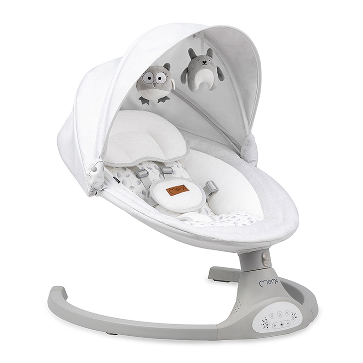 Balansoar electric MoMi Lami, Light Grey Balansoar electric MoMi Lami, Light Grey