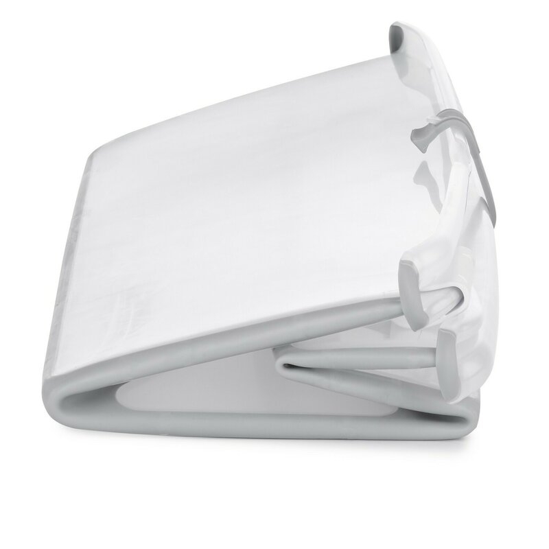 Cadita de baie cu pliere ultra-compacta, Jane, Oasis, Cu doua manere, 68 x 42 x 26 cm, Conform cu standardul european de siguranta EN 17072:2018, White Cadita de baie cu pliere ultra-compacta, Jane, Oasis, Cu doua manere, 68 x 42 x 26 cm, Conform cu standardul european de siguranta EN 17072:2018, White