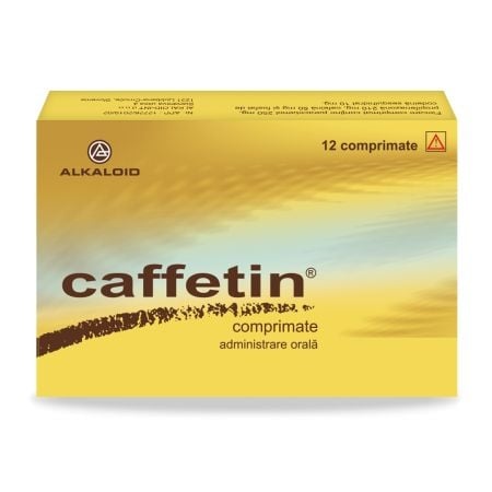 Caffetin, 12 comprimate, Alkaloid Caffetin, 12 comprimate, Alkaloid