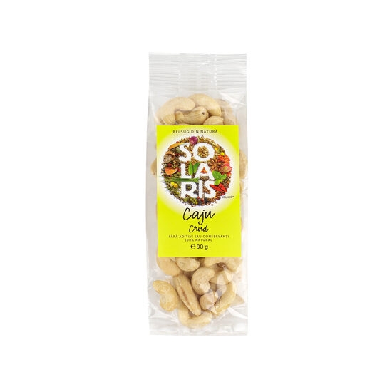 Solaris - Fructe Crude Caju 90gr Solaris - Fructe Crude Caju 90gr