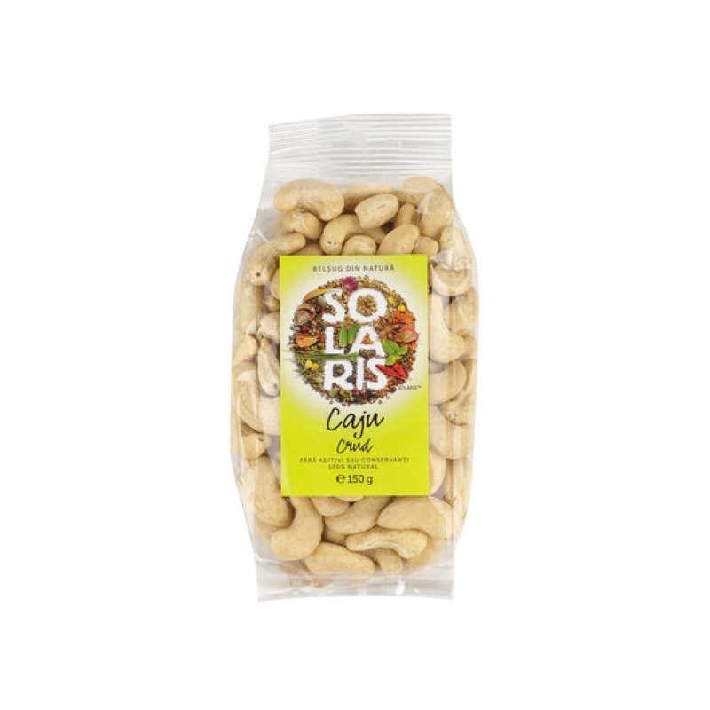 Caju crud, 150 g, Solaris Caju crud, 150 g, Solaris