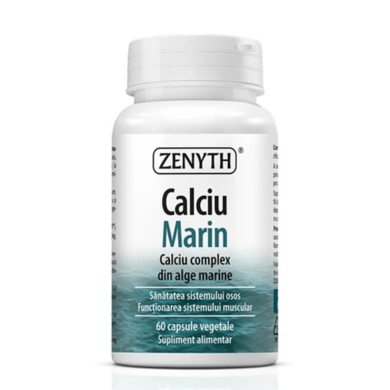 Calciu Marin, 60 capsule, Zenyth Calciu Marin, 60 capsule, Zenyth