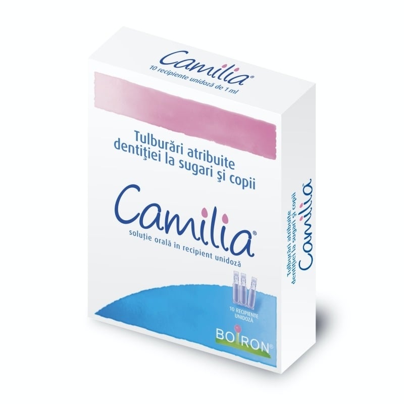 Camilia solutie orala, 10 unidoze, Boiron Camilia solutie orala, 10 unidoze, Boiron
