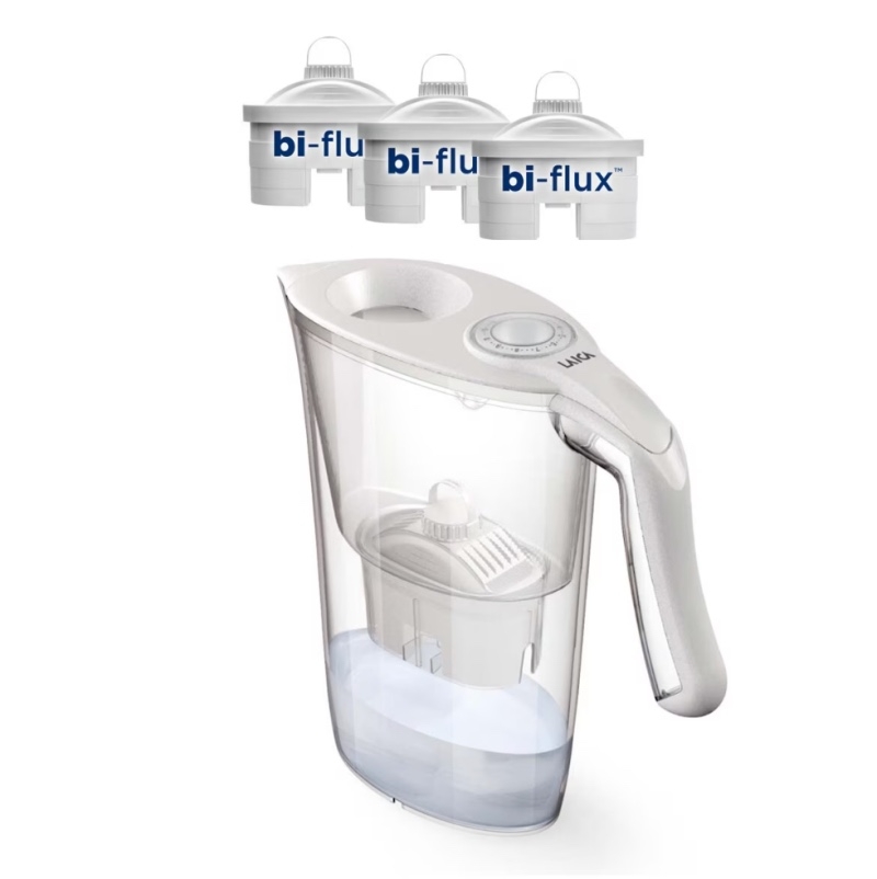Cana filtranta de apa Norma, 2.3 litri + 3 cartuse filtrante, Laica Cana filtranta de apa Norma, 2.3 litri + 3 cartuse filtrante, Laica