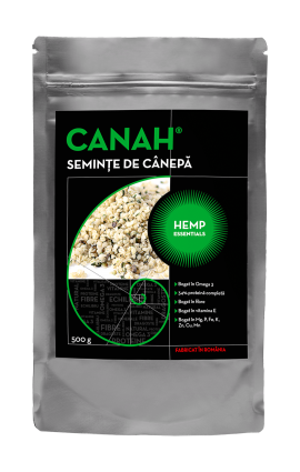 Canah - Seminte decorticate de canepa 500g Canah - Seminte decorticate de canepa 500g