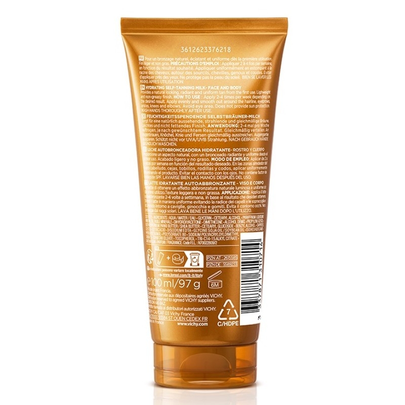 Capital Soleil lapte autobronzant fata si corp, 100ml, Vichy Capital Soleil lapte autobronzant fata si corp, 100ml, Vichy