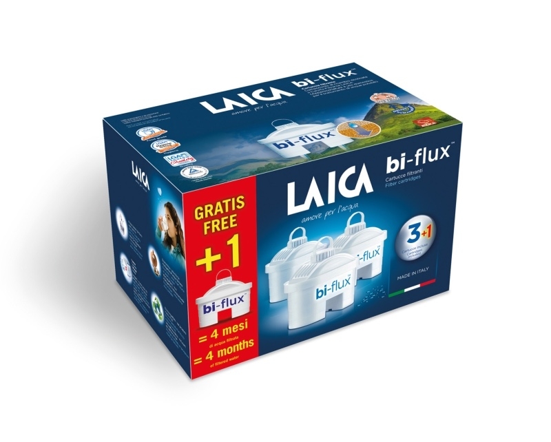 Cartuse filtrante Bi-Flux, 3+1 bucati, Laica Cartuse filtrante Bi-Flux, 3+1 bucati, Laica