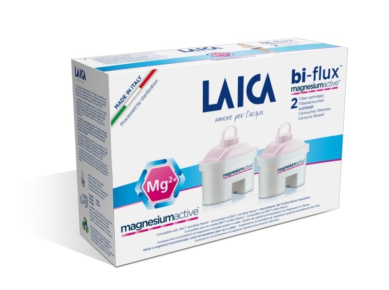Cartuse filtrante Bi-flux Magnesium Active, 2 bucati, Laica Cartuse filtrante Bi-flux Magnesium Active, 2 bucati, Laica