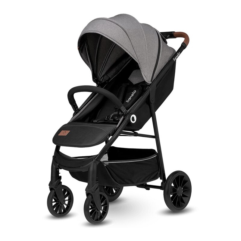 Lionelo - Carucior sport Zoey, De la nastere, Cu accesorii, Cadru din aluminiu, 0- 15 kg, Gri Lionelo - Carucior sport Zoey, De la nastere, Cu accesorii, Cadru din aluminiu, 0- 15 kg, Gri