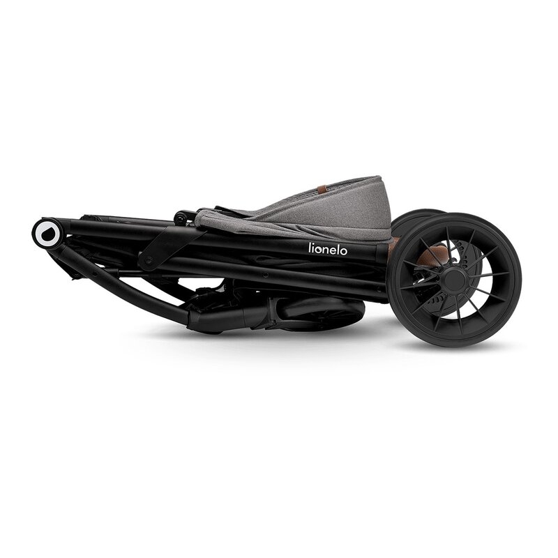 Lionelo - Carucior sport Zoey, De la nastere, Cu accesorii, Cadru din aluminiu, 0- 15 kg, Gri Lionelo - Carucior sport Zoey, De la nastere, Cu accesorii, Cadru din aluminiu, 0- 15 kg, Gri