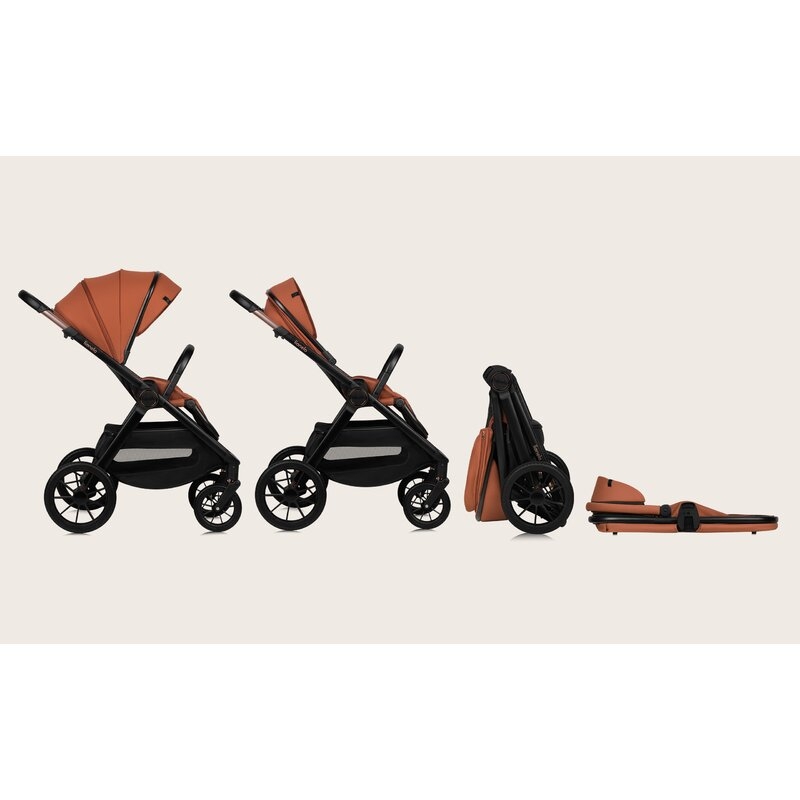 Carucior 2 in 1, Lionelo, Layla, Pana la 22 kg, Cadru aluminiu, Cu landou intarit si salteluta din spuma AirDots, Reversibil, Cu ventilatie 3D, Cu accesorii, EN1888-1, EN1888-2, EN1466, Maro Carucior 2 in 1, Lionelo, Layla, Pana la 22 kg, Cadru aluminiu, Cu landou intarit si salteluta din spuma AirDots, Reversibil, Cu ventilatie 3D, Cu accesorii, EN1888-1, EN1888-2, EN1466, Maro