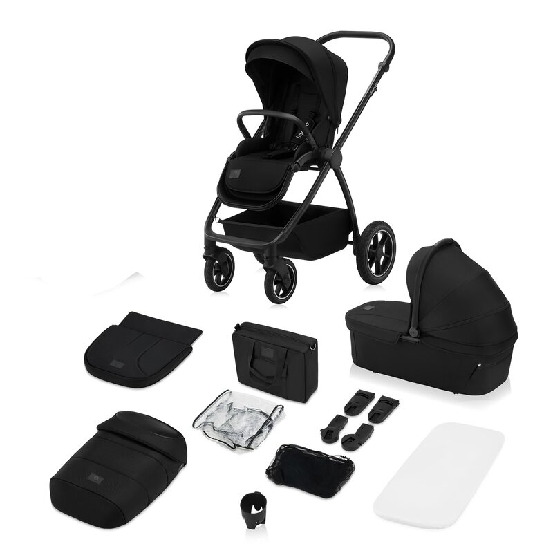 Carucior 2 in 1, Lionelo, Meril, Cu landou si scaun cu dimensiune XL, Reversibil, Cu sistem de ventilatie 3D, Cu accesorii, Pana la 22 kg, Conform cu EN1888-1 EN1888-2, EN1466, Negru Carucior 2 in 1, Lionelo, Meril, Cu landou si scaun cu dimensiune XL, Reversibil, Cu sistem de ventilatie 3D, Cu accesorii, Pana la 22 kg, Conform cu EN1888-1 EN1888-2, EN1466, Negru