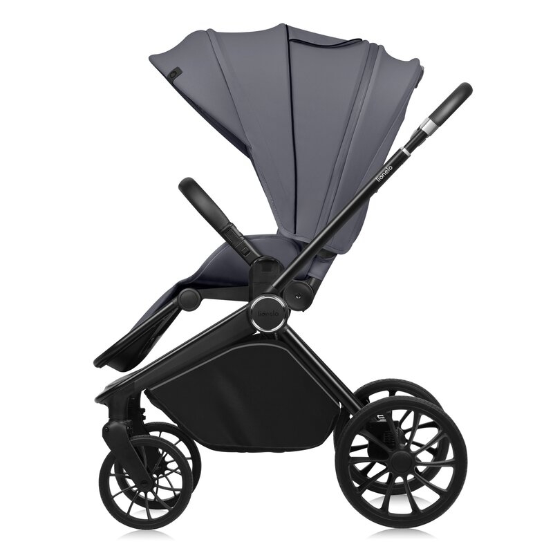 Carucior 2 in 1, Lionelo, Mika Plus, Cadru din aluminiu, Cu landou intarit si salteluta moale, Reversibil, Cu sistem de ventilatie 3D, Cu accesorii, Pana la 22 kg, Conform cu EN1888-1 EN1888-2, EN1466, Gri Carucior 2 in 1, Lionelo, Mika Plus, Cadru din aluminiu, Cu landou intarit si salteluta moale, Reversibil, Cu sistem de ventilatie 3D, Cu accesorii, Pana la 22 kg, Conform cu EN1888-1 EN1888-2, EN1466, Gri